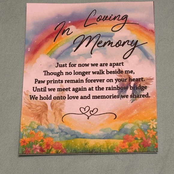 NIB Boston Terrier Memorial Suncatcher - For Personalization - Picture 2 of 6